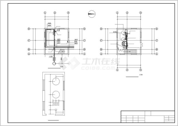 [湖南]五层招待所建筑给排水施工图纸-图一