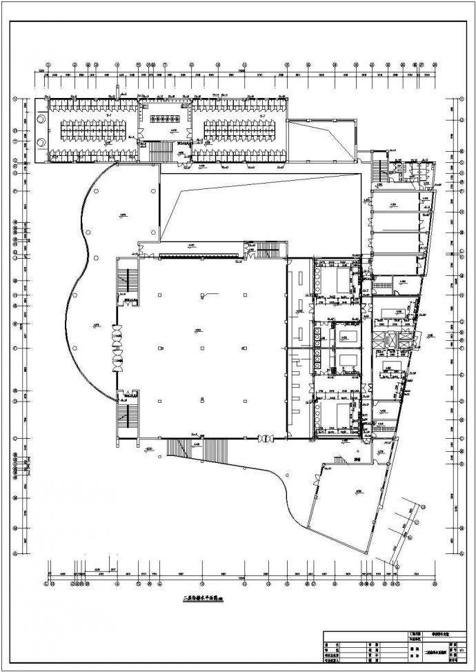 三层学校食堂建筑给排水施工图_图1