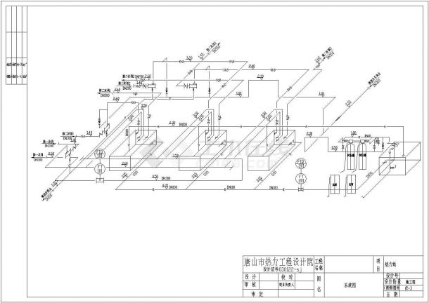 某机组供热热力站电气部分设计图纸（含设计说明）-图一