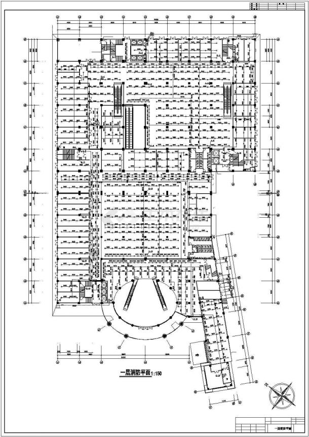 八层商业广场建筑给排水施工图纸-图二