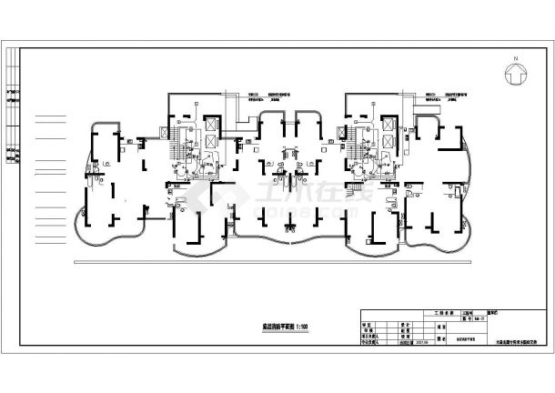 苏州某二十六层钢筋混凝土结构住宅楼电气图（一类高层建筑）-图二