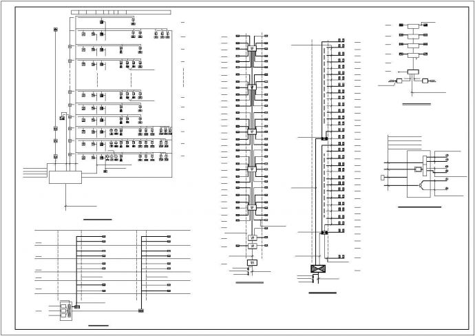 商业综合楼剪力墙结构电气施工设计图_图1