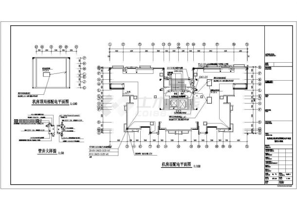 天津某地上三十二层住宅楼电气施工图纸（一类高层住宅建筑）-图二