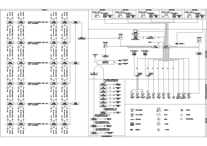 某公司门禁管理系统设备电气设计图纸_图1