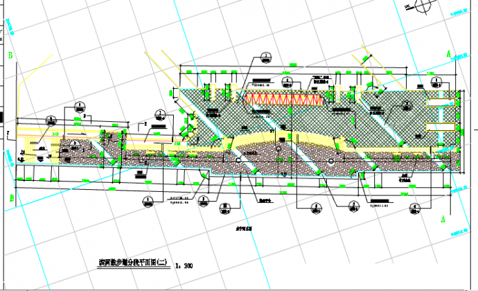 某市小型桥南公园景观设计详细施工图_图1