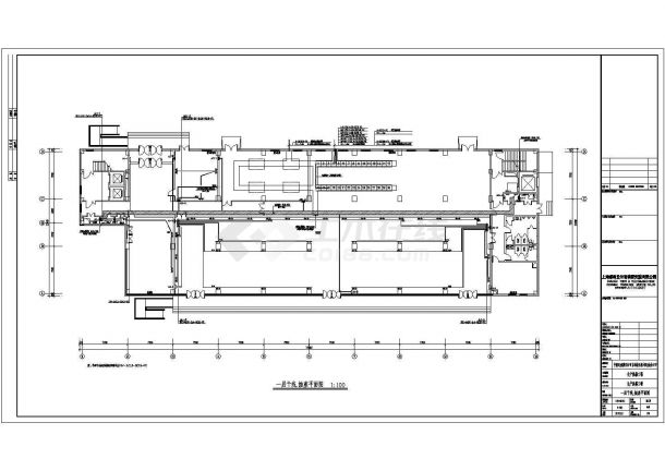 八层电信基站楼钢框架结构电气施工图-图二