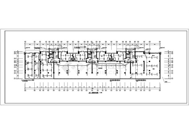八层住宅楼电气系统施工图（全套）-图一