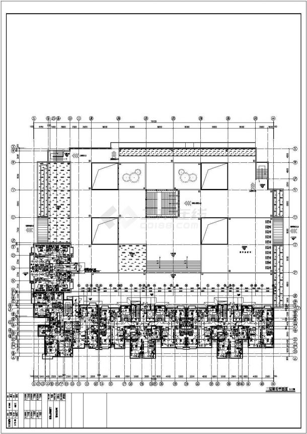 高层商住小区住宅楼电气设计施工图-图二