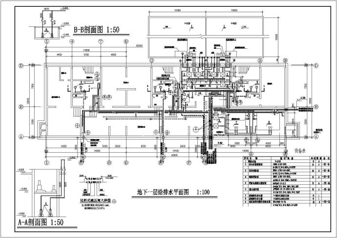 哈尔滨某十六层住宅楼室内给排水施工图设计_图1
