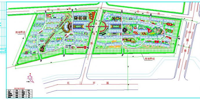 某地小型恒兴家园景观设计规划详图_图1