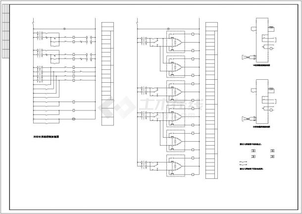 二套中央空调配电电气施工系统设计图-图二