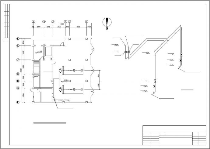 某医院锅炉房及食堂燃气供应设计图_图1