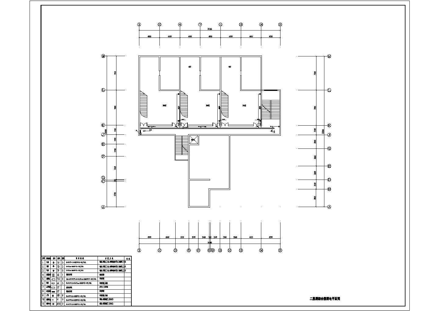 [湖南]幼儿园建筑智能化系统工程施工图（最新设计）