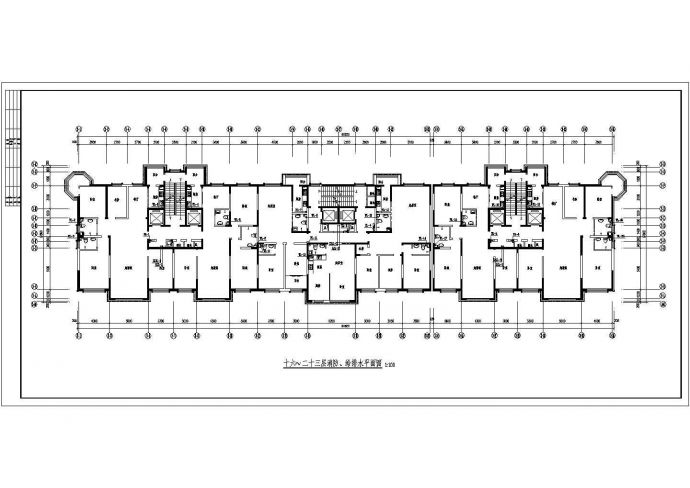 高层住宅楼给排水及消防系统设计施工图_图1