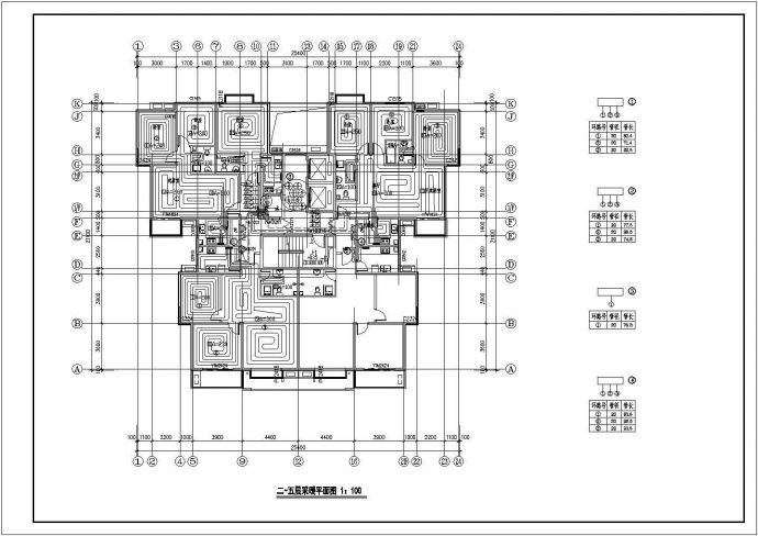 【秦皇岛】115000㎡某高层住宅楼采暖通风设计图纸_图1