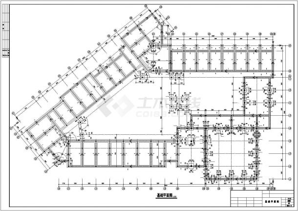 3层职工宿舍砌体结构全套施工设计图-图一