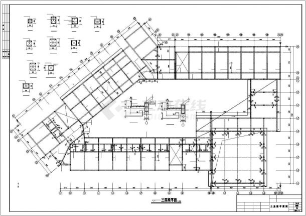 3层职工宿舍砌体结构全套施工设计图-图二