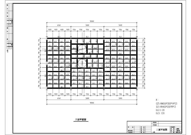 某城市厂房钢结构建筑设计图纸（共8张）-图一