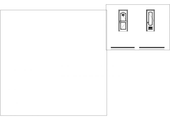 门大样装修设计方案节点详图（共8张）_图1