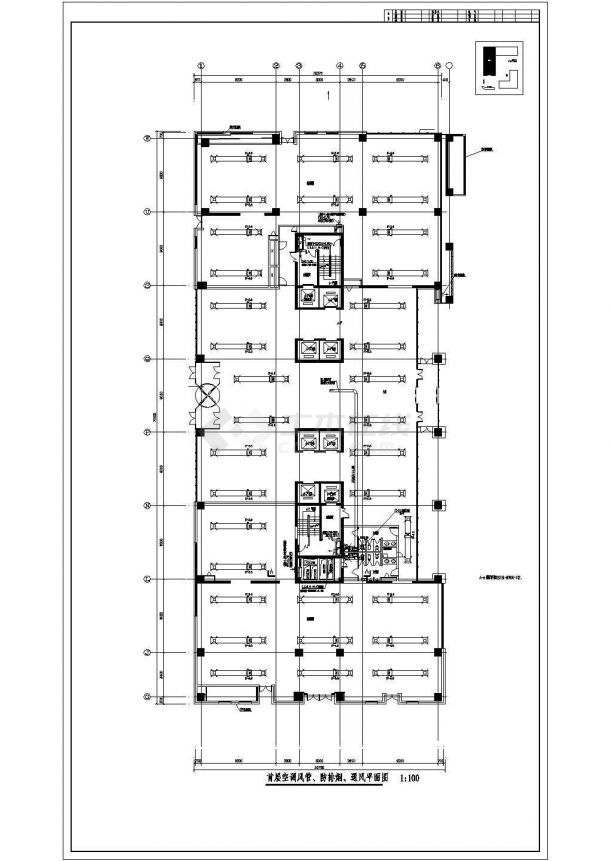 【北京】框架结构高层办公楼暖通空调设计施工图-图二