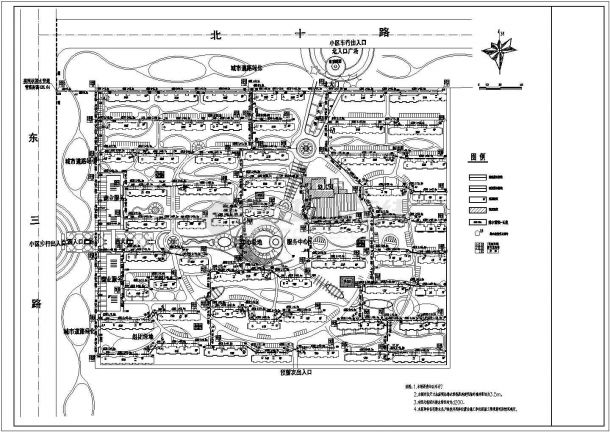 某地供热管网给排水规划设计施工图纸-图二