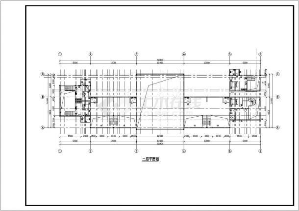 某地二层售楼部轻钢结构设计施工图-图二