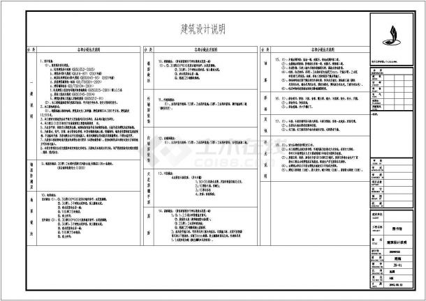 694.386平方米某图书馆建筑施工图纸-图一