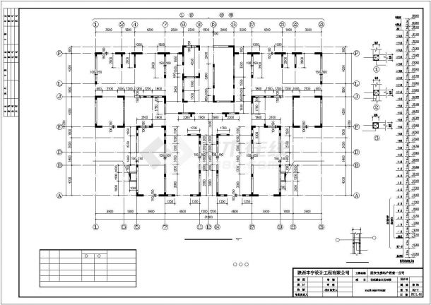 带地下室剪力墙结构住宅楼建筑施工设计图-图二