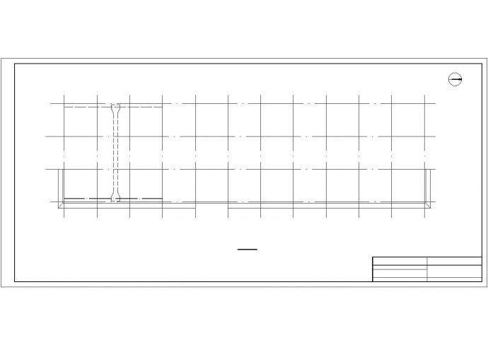 某单层钢结构小厂房平屋顶建筑方案图（高7米）_图1