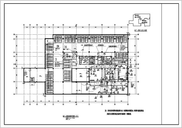 [江西]11层酒店通风及防排烟系统设计施工图（含节能设计）-图一
