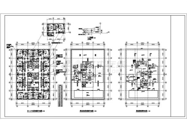[江苏]高层五星级酒店空调通风及防排烟系统设计施工图（甲级院设计含计算书）-图一