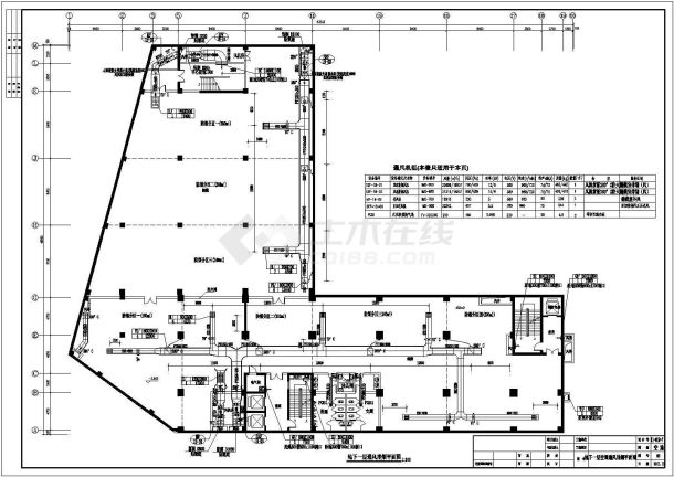 [济南]十五层星级酒店暖通空调设计施工图-图一