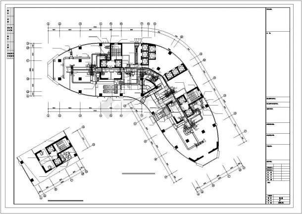 [福建]三十九层酒店会所暖通空调及防排烟系统设计施工图纸（系统图多）-图二