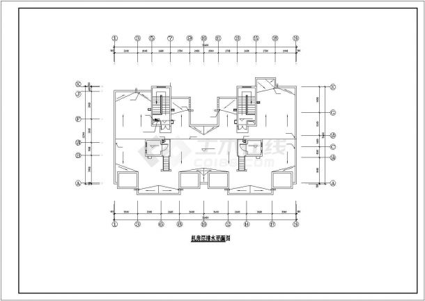 小区住宅楼专业给排水设计施工系统图-图二