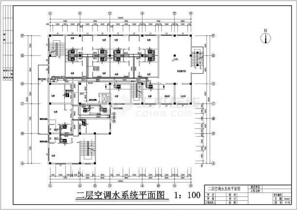 三层酒店建筑空调系统设计施工图-图二