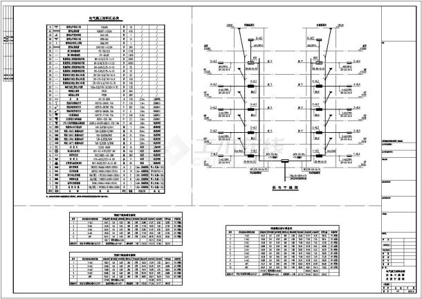 某5020㎡公司五层宿舍楼电气改造施工图（三级负荷）-图一