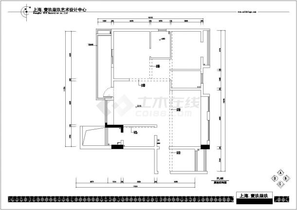 某地玫瑰湾装修设计施工图纸（全套）-图二