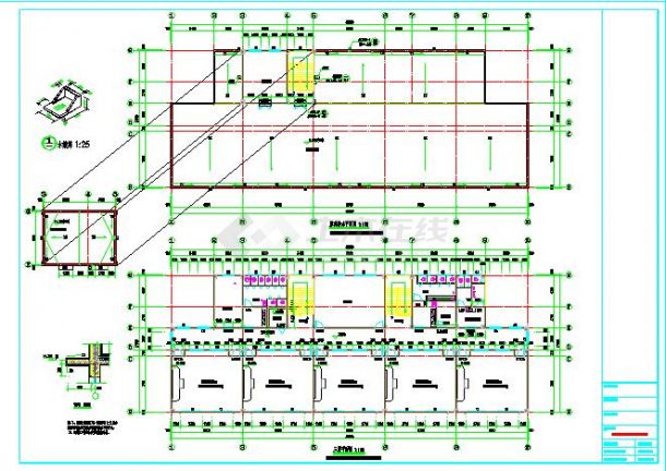 某地框架结构教学楼建筑结构施工图-图二