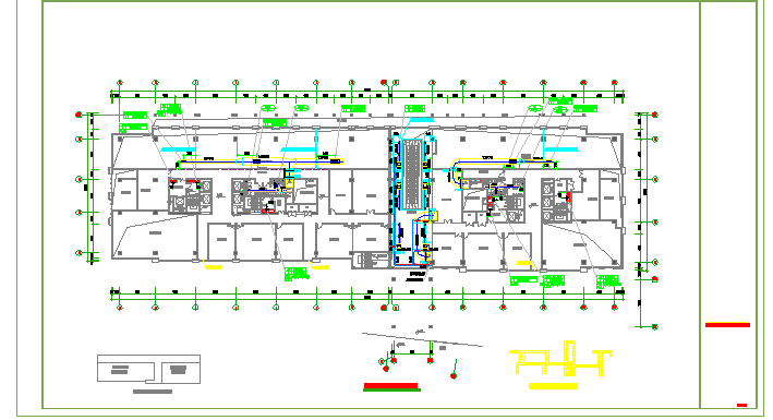 [广西]50498㎡高层办公楼通风空调及建筑防排烟系统设计施工图