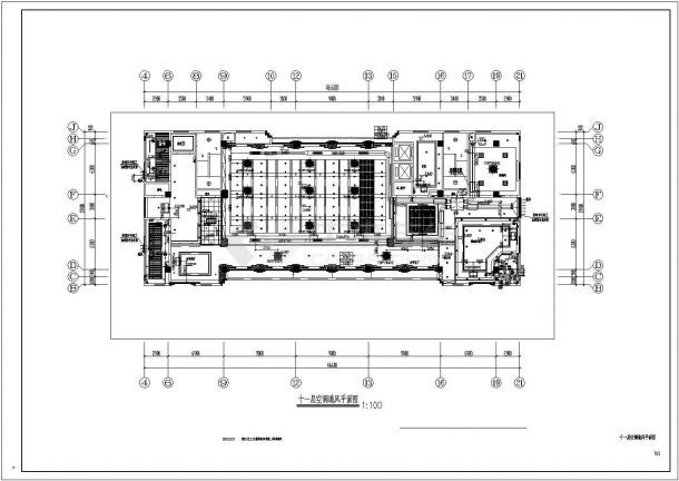 [江西]14716㎡十一层办公楼多联机空调系统设计施工图-图一
