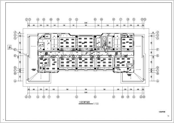 [江西]14716㎡十一层办公楼多联机空调系统设计施工图-图二
