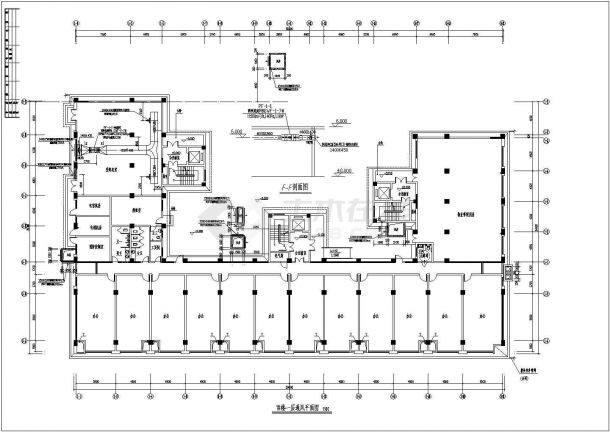 8层办公楼通风防排烟设计施工图（地下室、人防）-图二