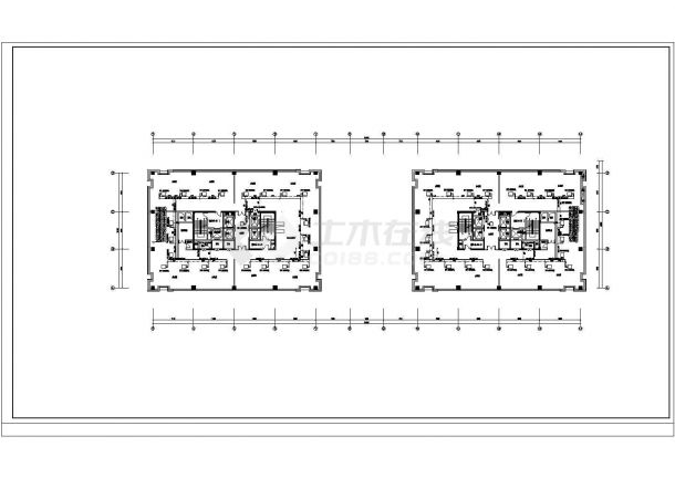 [山东]55000㎡二十一层大型办公楼多联机系统设计施工图-图一
