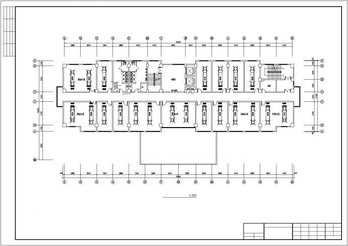 [山东]11593㎡十一层服务中心办公楼集中式空调设计施工图_图1
