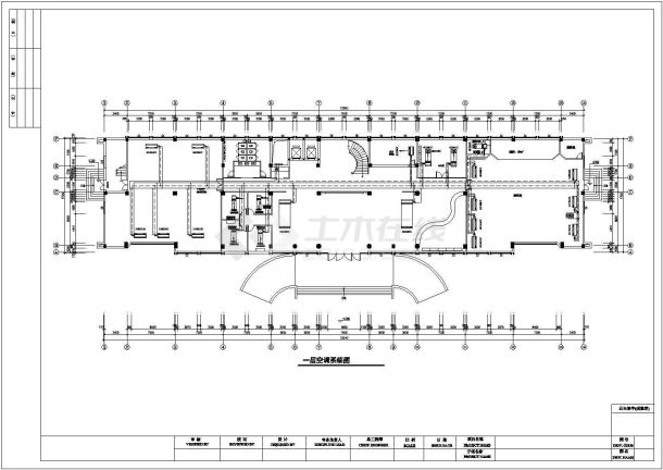 [宁波]6000㎡五层小型办公楼空调设计施工图-图一