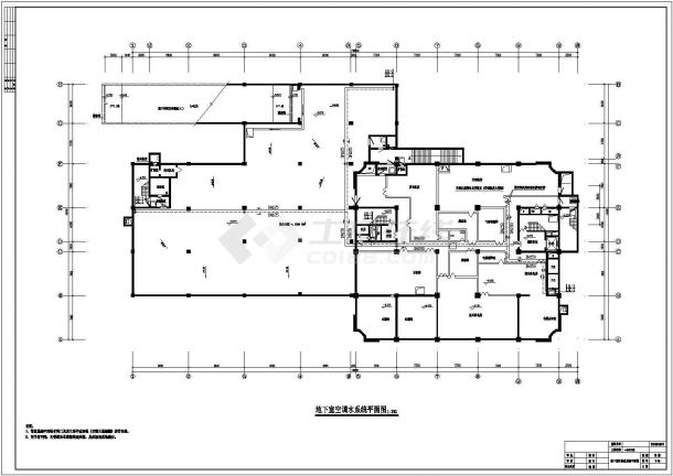 28000㎡二十一层办公楼空调设计施工图-图一