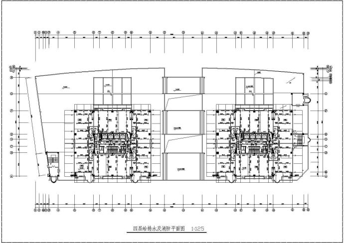 某地区高层办公楼给排水设计施工图_图1