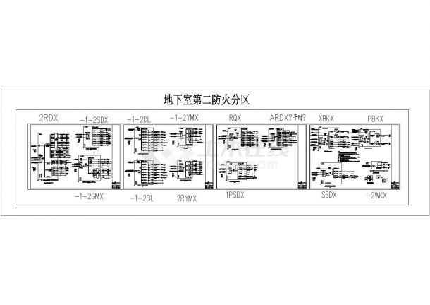 [云南]住宅楼地下室项目强电施工图（含车库）-图二