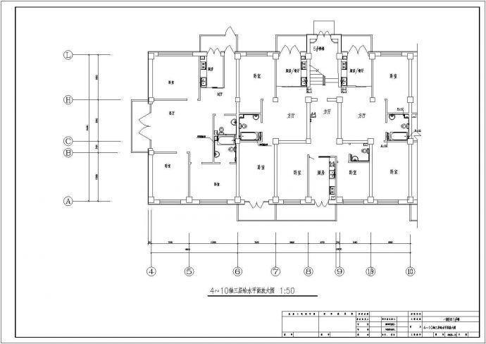 某地区十二层住宅楼给排水设计施工图_图1