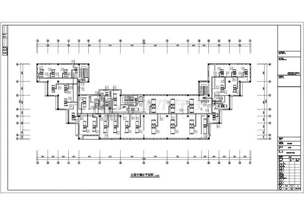 辽宁某5697㎡六层公司办公楼空调和通风系统设计图纸-图二
